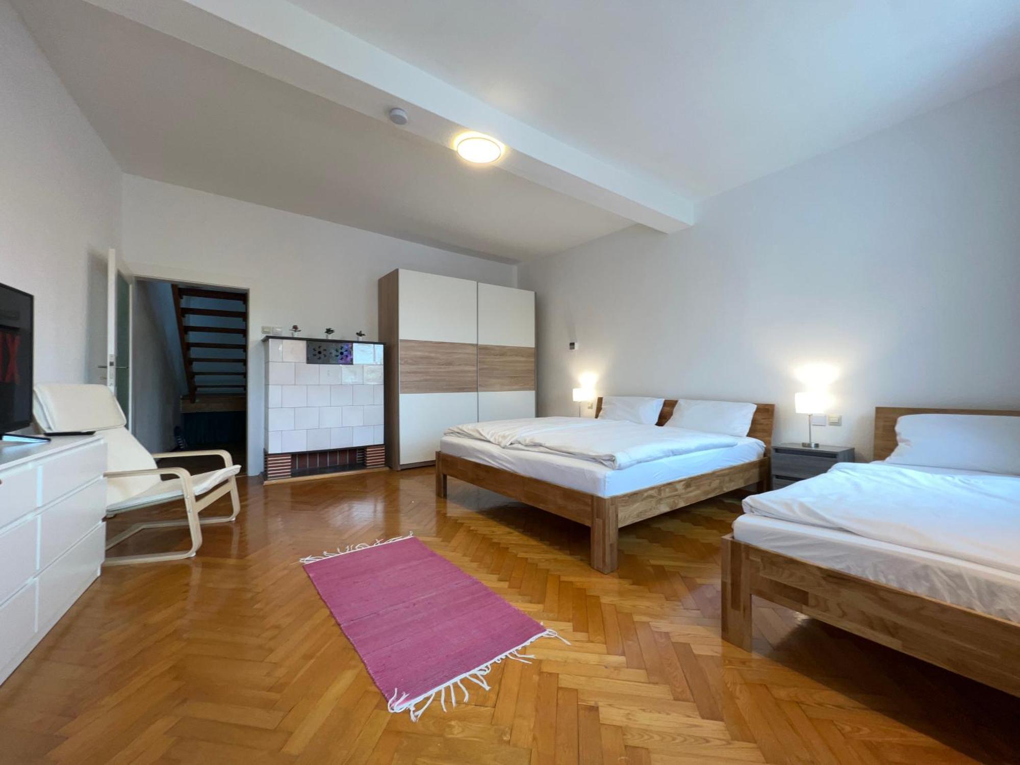 Uebernachten In Grosser Maisonette-Wohnung By Rabe كارلسروه المظهر الخارجي الصورة