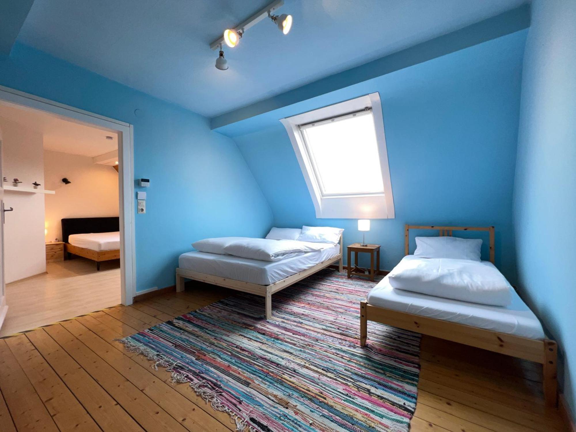 Uebernachten In Grosser Maisonette-Wohnung By Rabe كارلسروه المظهر الخارجي الصورة